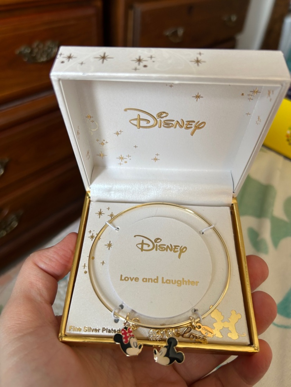 Disney Mickey Minnie, mouse love bracelet NWT